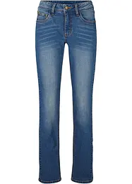 Jeans elasticizzati a gamba larga vita media, bonprix