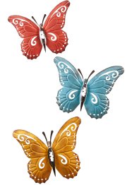 Decorazione da parete a forma di farfalla (pacco da 3), bpc living bonprix collection
