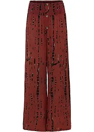 Pantaloni a palazzo con stampa batik, bonprix