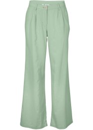 Pantaloni larghi in misto lino, bpc bonprix collection