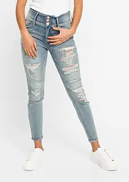 Jeans skinny elasticizzati, vita alta, bonprix