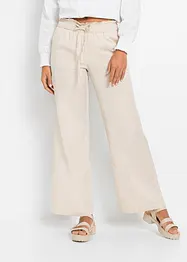 Pantaloni a palazzo in misto lino, bonprix