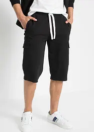 Bermuda in felpa di puro cotone biologico con tasche cargo, bonprix