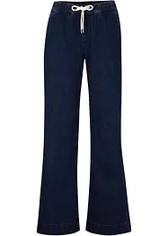 Jeans elasticizzati wide leg, vita media, bonprix