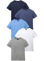 T-shirt (pacco da 5), bpc bonprix collection