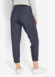 Pantaloni tuta con effetto jeans, bonprix