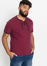 T-shirt con stringatura in cotone biologico, bonprix