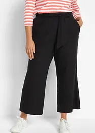 Pantaloni culotte in misto lino leggero, bonprix