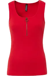 Top a costine in puro cotone, bonprix