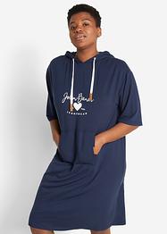 Abito in felpa con maniche a 3/4, John Baner JEANSWEAR