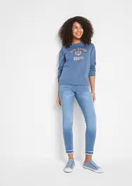 Jeans elasticizzati morbidi cropped, bonprix