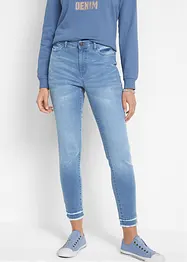 Jeans elasticizzati morbidi cropped, bonprix