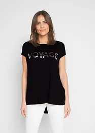 Maglia lunga con stampa metallizzata, bonprix