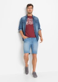 Bermuda in jeans elasticizzati regular fit (pacco da 2), John Baner JEANSWEAR