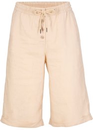 Shorts in misto lino con elastico in vita, bpc bonprix collection