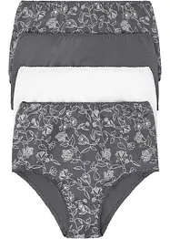 Slip a vita alta (pacco da 4), bonprix