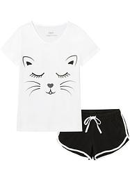 Pigiama estivo con strass, bpc bonprix collection