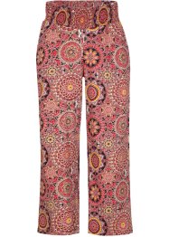 Pantaloni culotte cropped larghi in jersey con cinta smock, bpc bonprix collection
