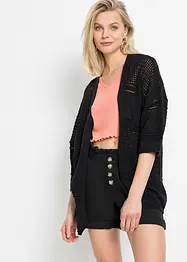 Cardigan con motivo traforato, bonprix