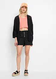 Cardigan con motivo traforato, bonprix