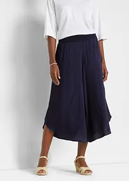 Pantaloni culotte al polpaccio in viscosa, bonprix