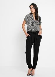 Pantaloni larghi in viscosa sostenibile, taglia corta, BODYFLIRT
