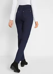 Pantaloni in twill elasticizzati con cinta comoda, slim fit, bonprix