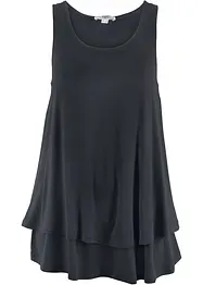 Top in viscosa a doppio strato, bonprix