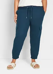 Pantaloni cargo in misto lino, bonprix