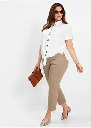 Pantaloni cropped elasticizzati, bonprix