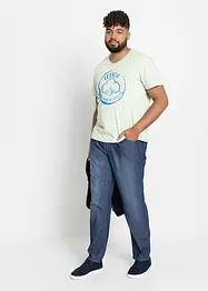 Jeans con elastico in vita in denim estivo, classic fit (pacco da 2), bonprix