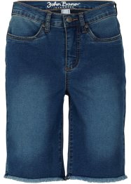 Shorts di jeans super elasticizzati, John Baner JEANSWEAR
