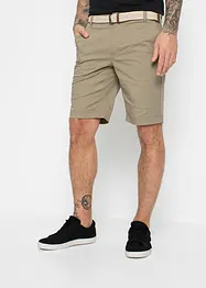 Bermuda chino elasticizzati con cintura, regular fit, bonprix