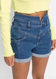 Shorts di jeans con Positive Denim #1 Fabric, RAINBOW