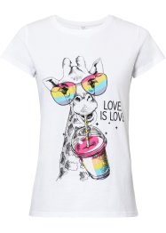T-shirt Pride stampata, RAINBOW