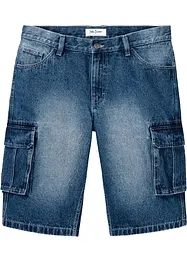 Bermuda cargo lunghi in jeans, relaxed fit, bonprix