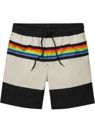 Shorts da spiaggia Pride, regular fit, RAINBOW