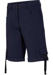 Shorts cargo in twill con cinta comoda, bpc bonprix collection