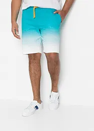 Bermuda in felpa con colori sfumati, bonprix
