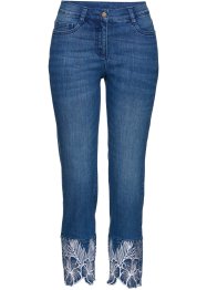 Jeans cropped con ricamo, bpc selection