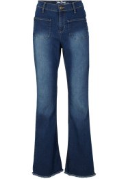 Jeans elasticizzati a vita alta, flared, John Baner JEANSWEAR