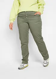 Pantaloni elasticizzati con effetto stropicciato, bonprix