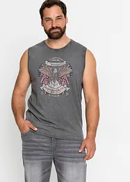 Canotta in puro cotone biologico in look lavato, bonprix