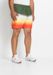 Shorts da spiaggia con colori sfumati in poliestere riciclato, bpc bonprix collection