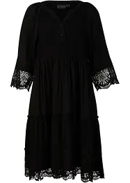 Abito chemisier con pizzo, bonprix