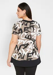 Maglia lunga a maniche corte, bonprix