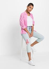 Jeans boyfriend cropped con farfalle, RAINBOW