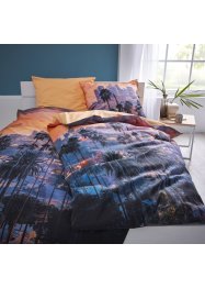 Biancheria da letto double-face con tramonto, bpc living bonprix collection