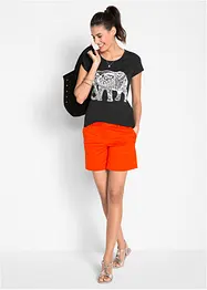 T-shirt in cotone con stampa, bonprix