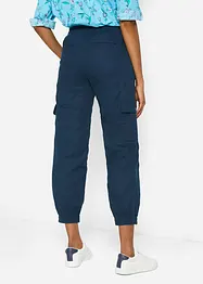 Pantaloni cargo in misto lino, bonprix